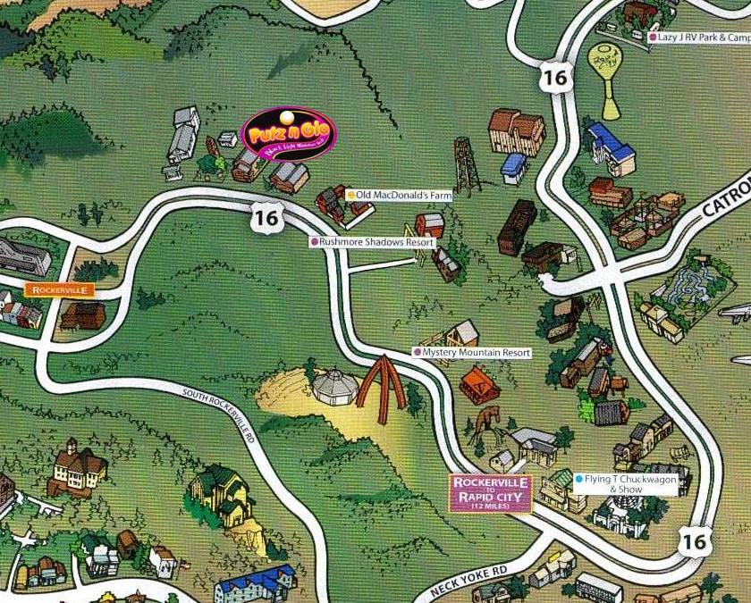 Located on Highway 16 on the road to Mount Rushmore Located on Highway 16 on the road to Mount Rushmore